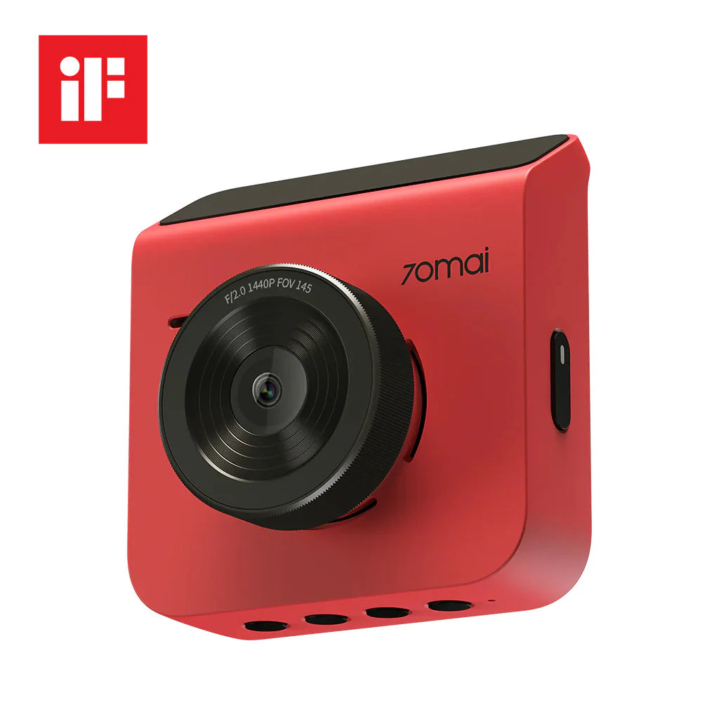 70mai Dash Cam A400 1440P Quad HD with 2-inch Screen Dual-channel Optional