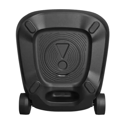 Bottom view of JBL PartyBox Stage 320 speaker with wheels