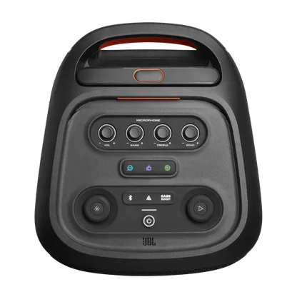 Top control panel of JBL PartyBox Stage 320 speaker