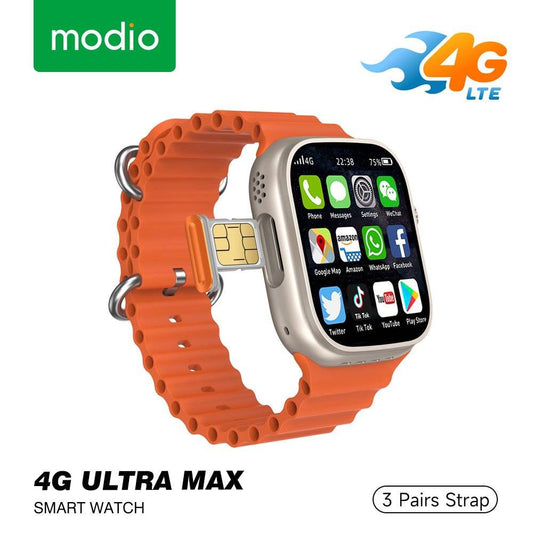 Modio 4G Ultra Max Sim Smart Watch.