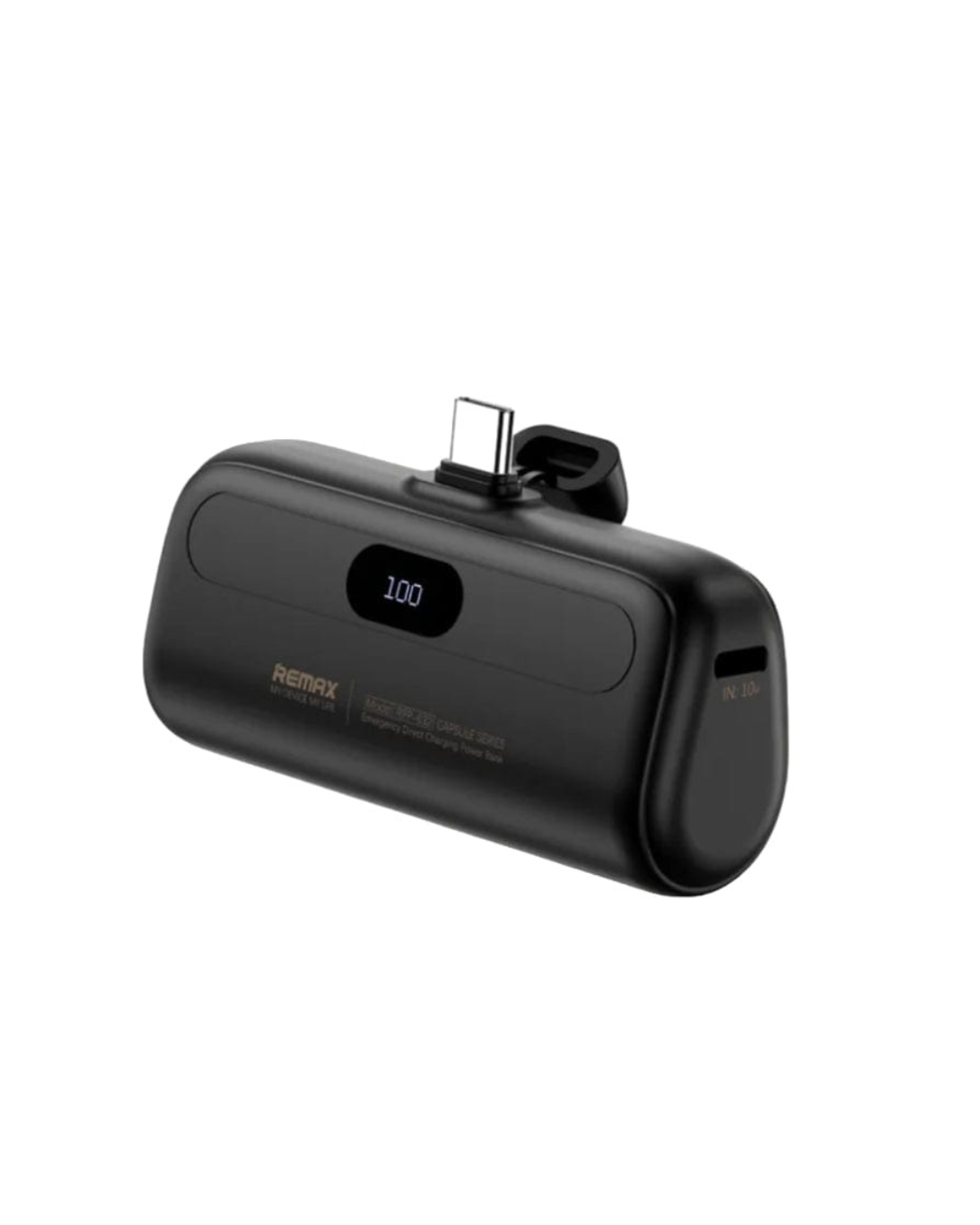 Remax Mini Power Bank 5000mAh Capsule Series 2A Type-C Emergency Direct Charging